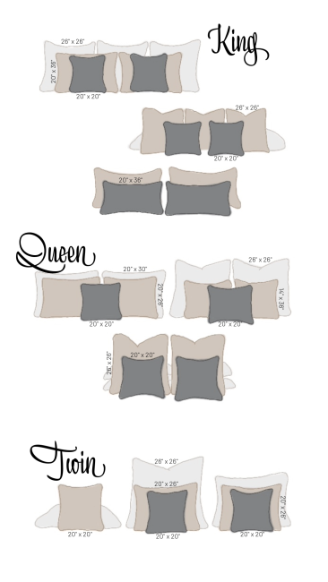 Throw Pillows - Bed Arrangements